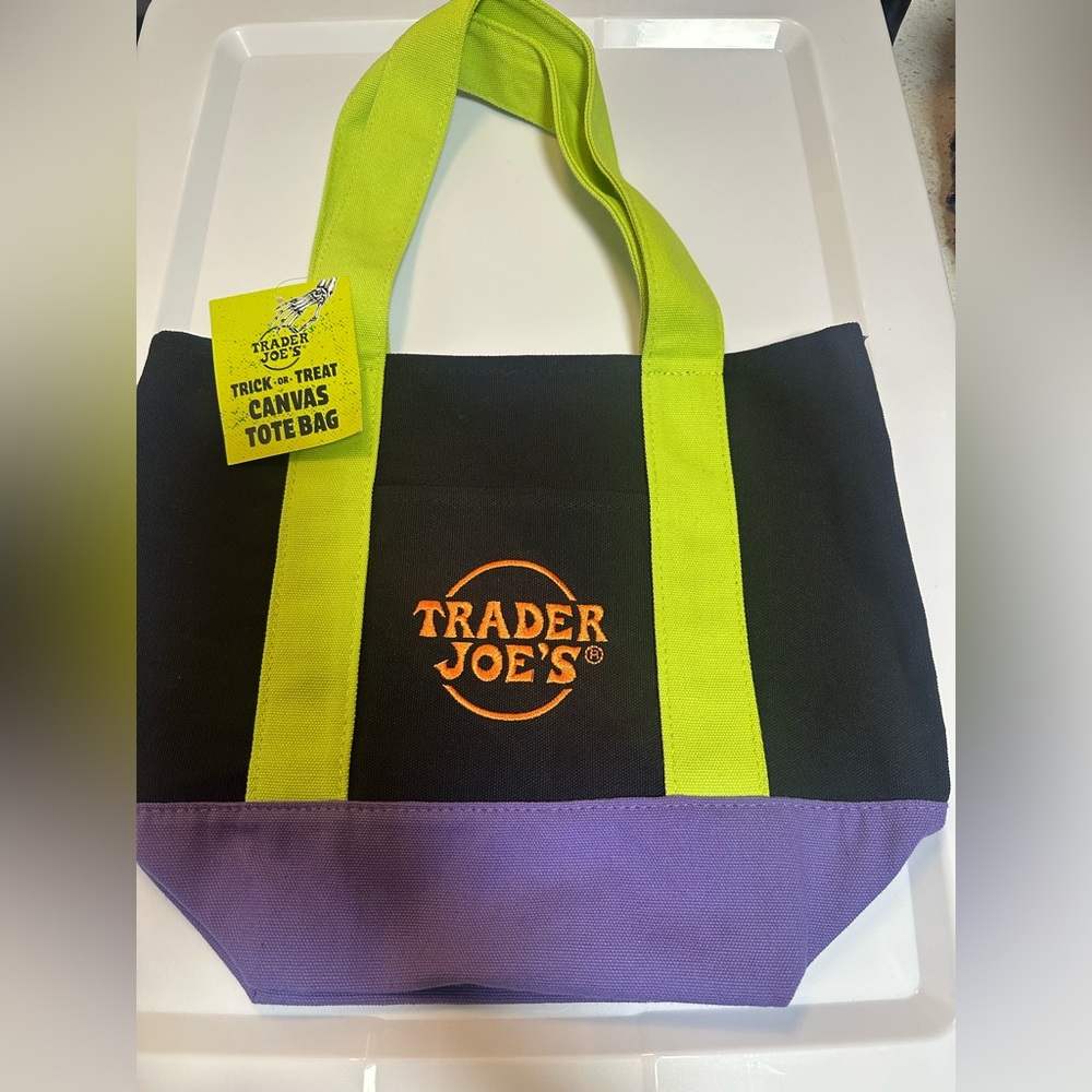LIMITED EDITION: Trader Joe's Canvas Tote Bag. Halloween 2025 Collection